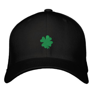 Celtic Quest "Grönt Klöver" FlexFit Hat Broderad Keps