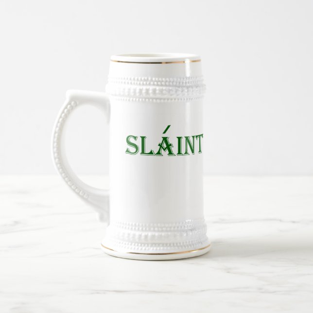 Celtic Quest ’Slainte’ Beer Stein Sejdel (Vänster)