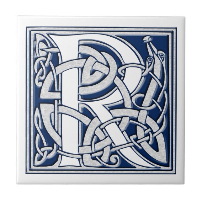 Celtic R Monogram Kakelplatta (Framsidan)