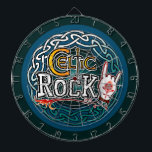 Celtic rock darttavla<br><div class="desc">Si vous aimez le rock et la musique celtique alors vous aimez forcément le rock celtique. Avec cette cible de fléchettes,  préparez-vous à une fiesta d’enfer qui vous mènera,  tambour battant,  au cœur des nations celtes.</div>