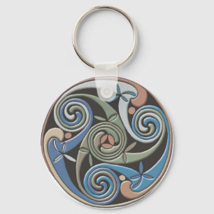 Celtic Round Design - nyckelkedja Nyckelring