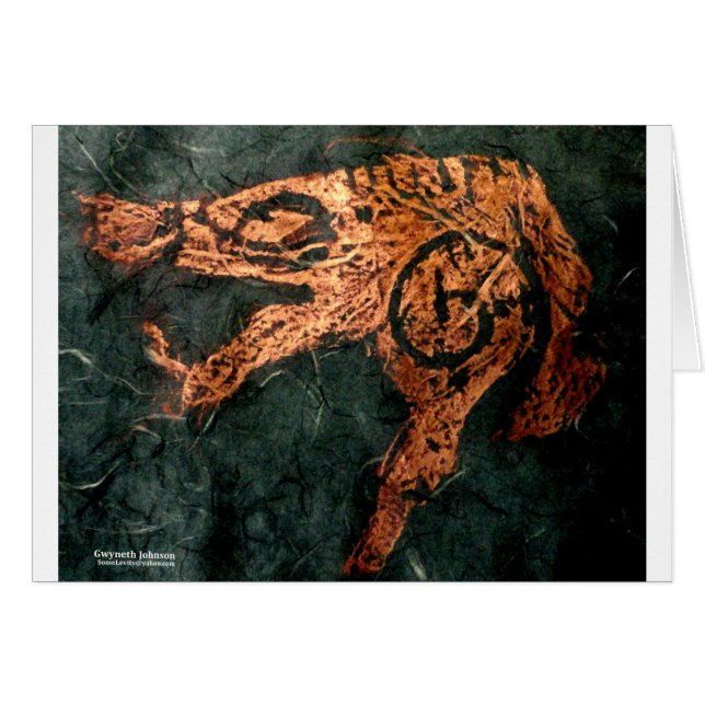 Celtic runa 3 hälsningskort (Framsidan Horizontal)