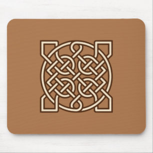 Celtic Sailor's Knot, Camel Tan, Cream and Brown Musmatta