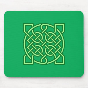 Celtic Sailor's Knot, Emerald and Lime Green Musmatta