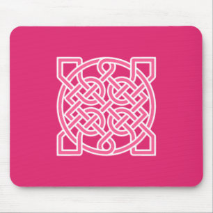 Celtic Sailor's Knot, Fuchsia Rosa and White Musmatta
