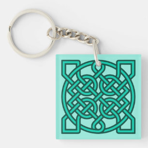 Celtic Sailor's Knot, Turcos, Aqua and Teal