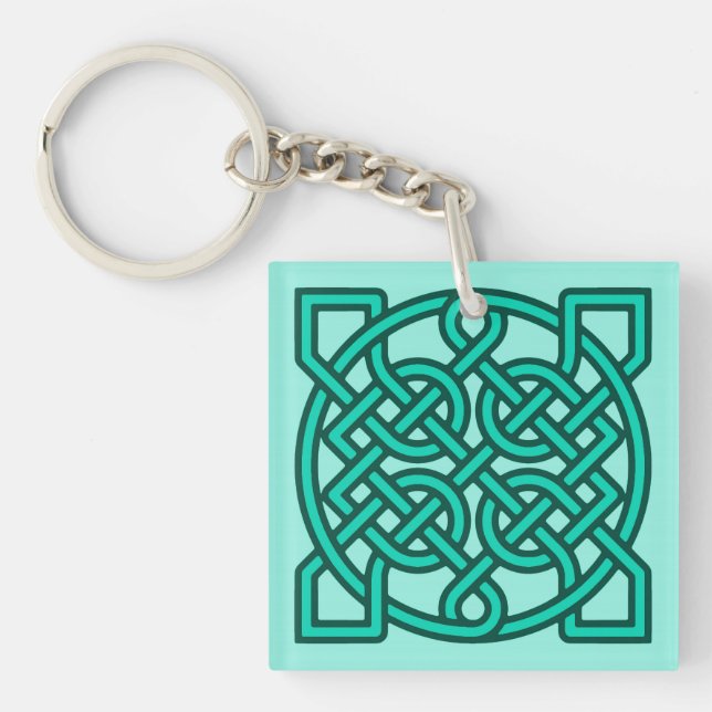 Celtic Sailor's Knot, Turcos, Aqua and Teal (Framsidan)