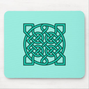 Celtic Sailor's Knot, Turcos, Aqua and Teal Mo Musmatta