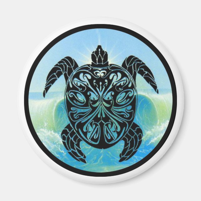 Celtic Sea Turtle Magnet (Framsidan)