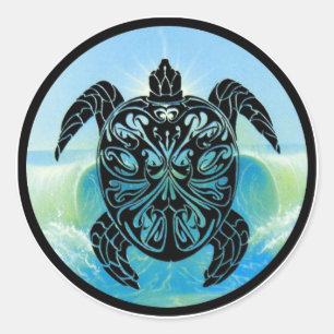Celtic Sea Turtle Runt Klistermärke