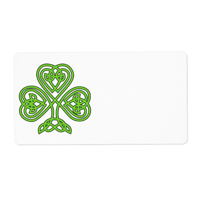 Celtic Shamrock Design Fraktsedel (Framsidan)