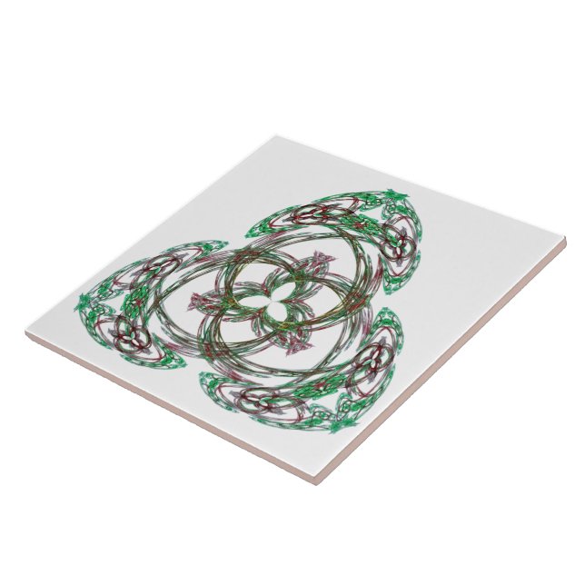 Celtic Shamrock Kakelplatta (Sidan)