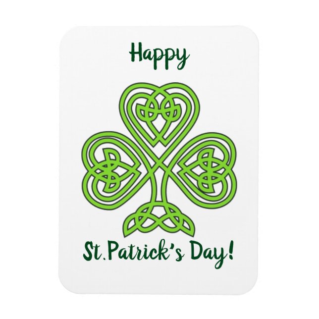 Celtic Shamrock Magnet (Vertikal)
