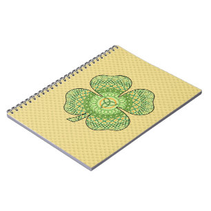 Celtic Shamrock Notebook Anteckningsbok