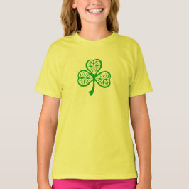 Celtic Shamrock St. Patrick Day Girl's T-Shirt