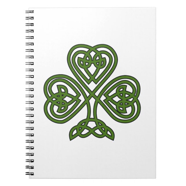 Celtic Shamrock - St patricks day Anteckningsbok (Framsidan)