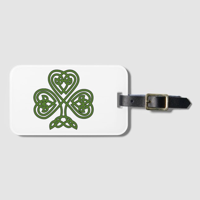 Celtic Shamrock - St patricks day Bagagebricka (Framsida horisontal)