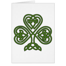 Celtic Shamrock - St patricks day Hälsningskort