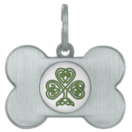 Celtic Shamrock - St patricks day ID-bricka Husdjur