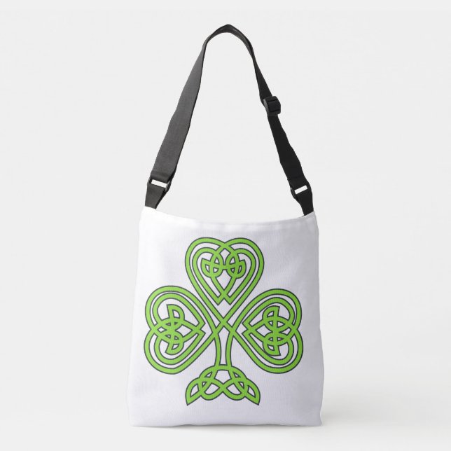 Celtic Shamrock St. Patrick's Day Irish Eire Paddy Axelväska (Framsida)