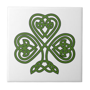 Celtic Shamrock - St patricks day Kakelplatta
