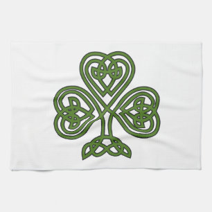 Celtic Shamrock - St patricks day Kökshandduk