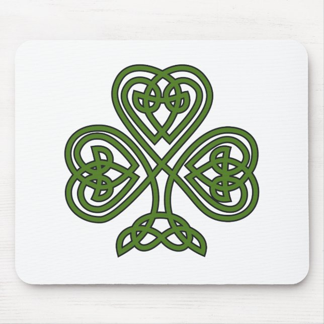Celtic Shamrock - St patricks day Musmatta (Framsidan)