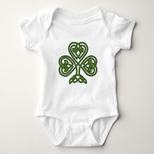 Celtic Shamrock - St patricks day T Shirt (Framsida)