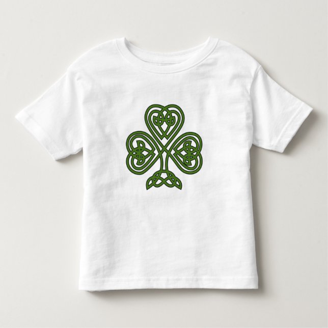 Celtic Shamrock - St patricks day T Shirt (Framsida)