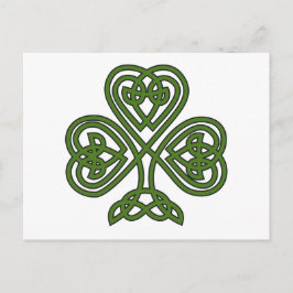Celtic Shamrock - St patricks day Vykort