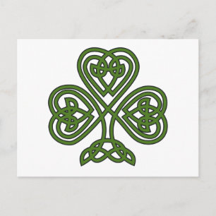 Celtic Shamrock - St patricks day Vykort
