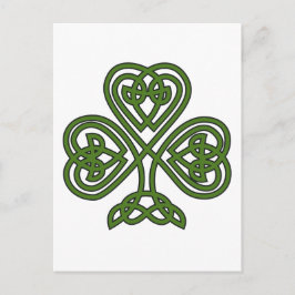 Celtic Shamrock - St patricks day Vykort