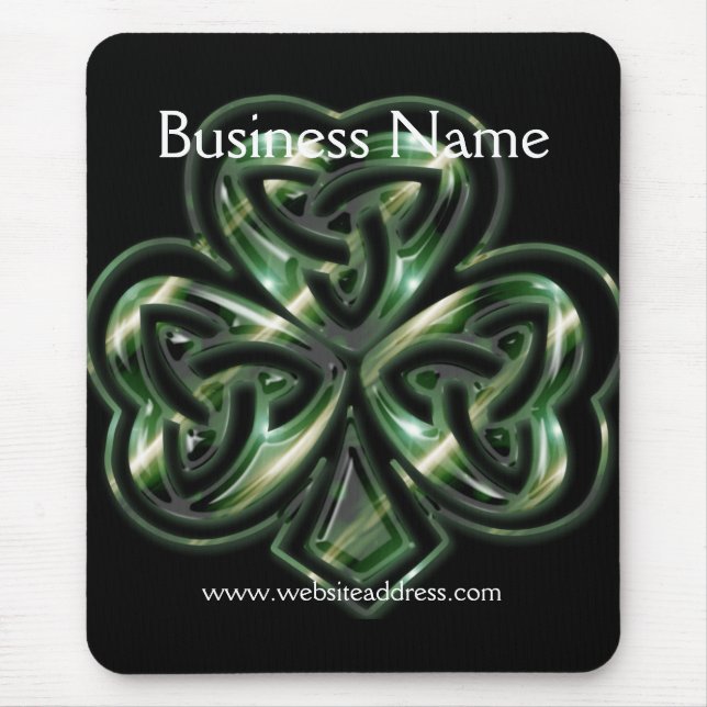 Celtic Shamrockdesign 2 Mousepad Musmatta (Framsidan)