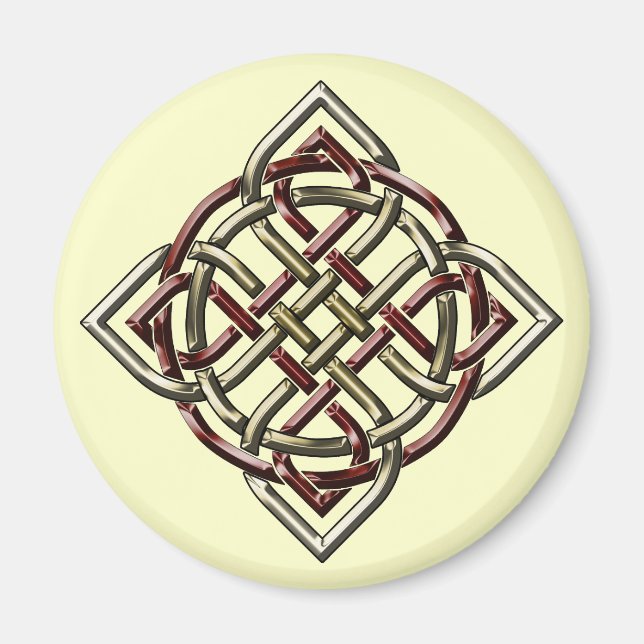 Celtic Shield Knot Magnet (Framsidan)