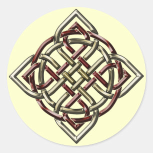 Celtic Shield Knot Sticker Runt Klistermärke