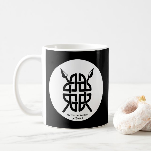 Celtic Shield, MeWarriorWoman på Twitch Kaffemugg (Med munk)
