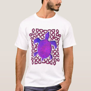 Celtic skjortor för fnurrasköldpadda (lila) t-shirt