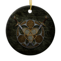 Celtic skyddar och svärd