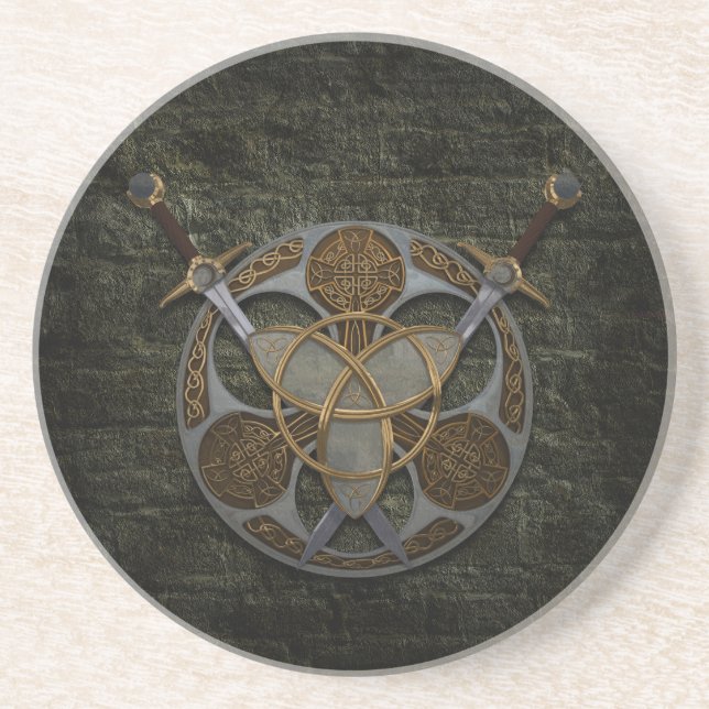 Celtic skyddar och svärd underlägg (Framsidan)