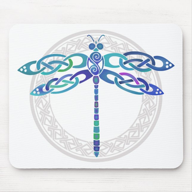 Celtic slända musmatta (Framsidan)