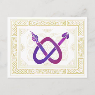 Celtic Snake Vykort