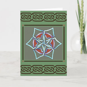 Celtic SnowflakeYule kort