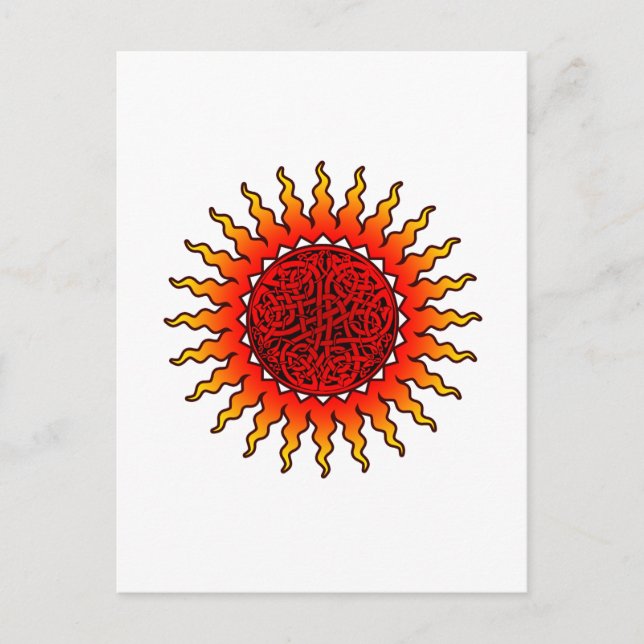 Celtic Sol 1-vykort Vykort (Framsida)