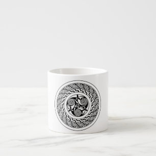 Celtic spiral espressomugg