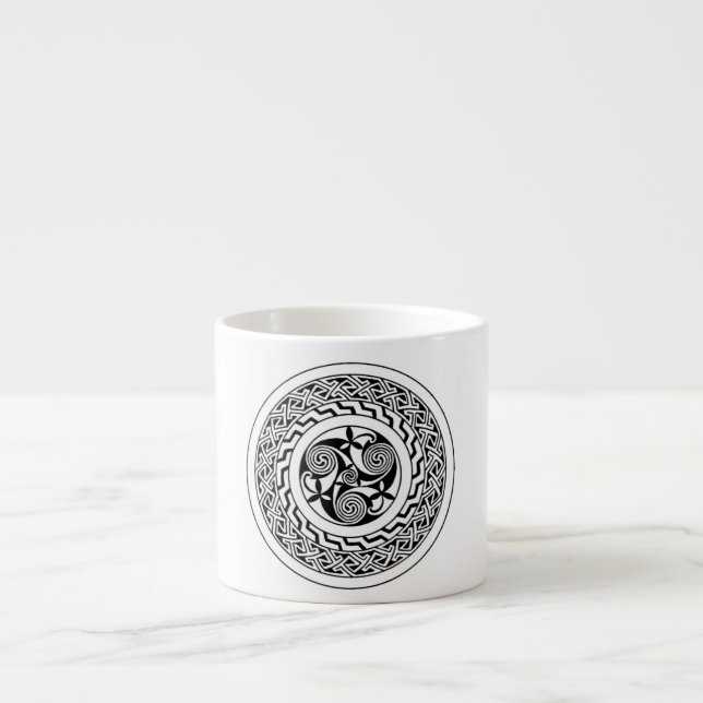 Celtic spiral espressomugg (Framsidan)