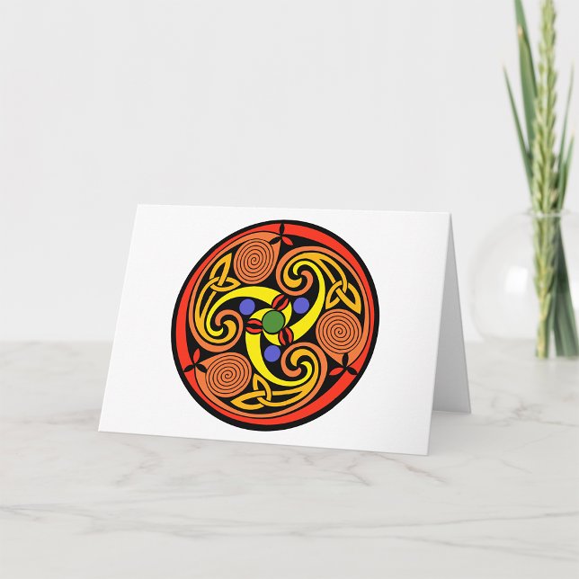 Celtic Spiral Greeting Cards Kort (Skapare uppladdad)