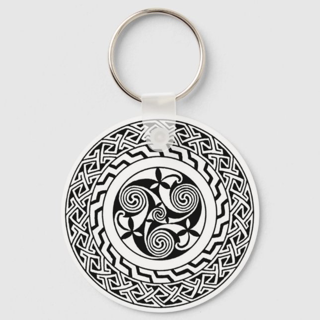 Celtic spiral nyckelring (Framsida)