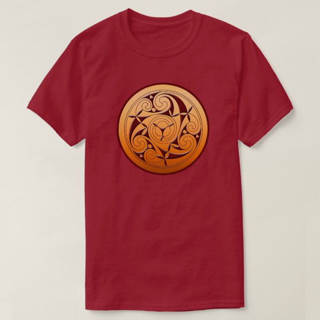 Celtic Spiral T Shirt (Design framsida)