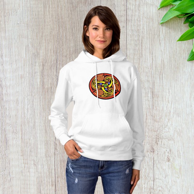 Celtic Spiral Womens Hoodie T Shirt (Skapare uppladdad)