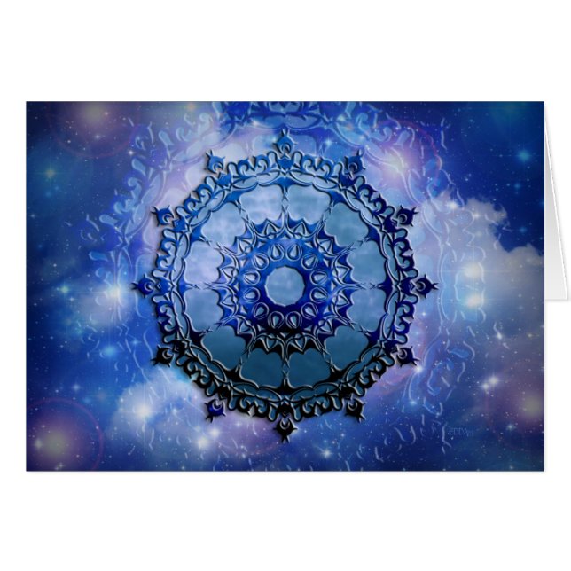 Celtic Spirit Mandala OBS Kort (Framsidan Horizontal)